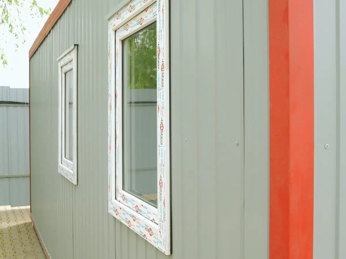Бытовка из сэндвич-панелей, 28,8 м²