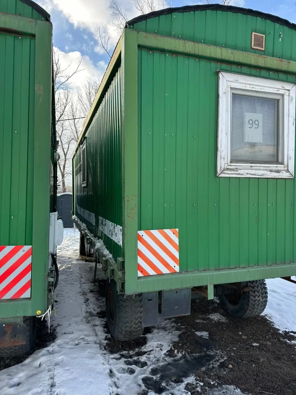 Вагон-дома на шасси с ПСМ