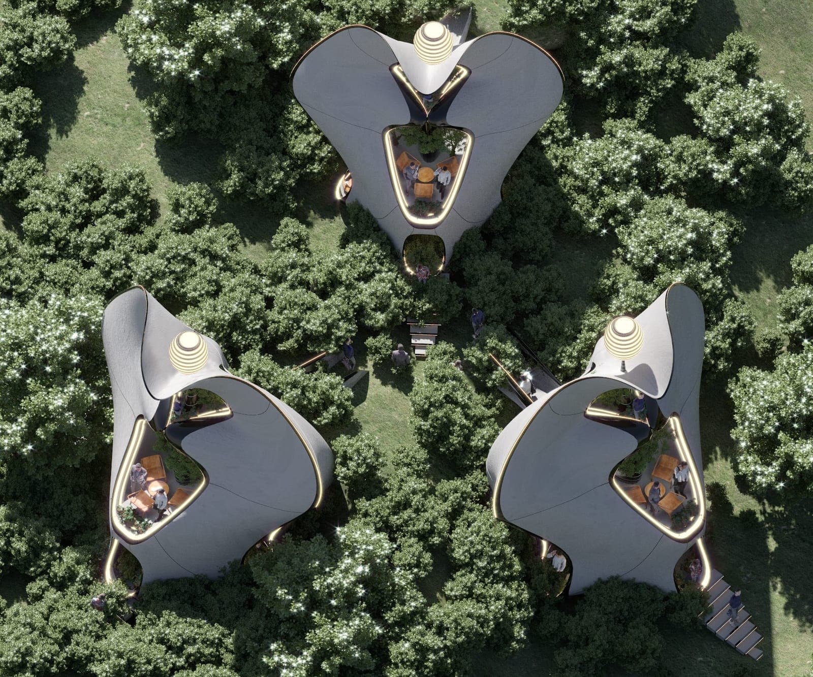 MASK Architects представили революционный проект: Первые в мире 3D-печатные конструкции автономных модульных домов.